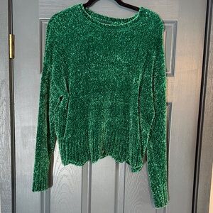 Cynthia Rowley Emerald Chenille Top